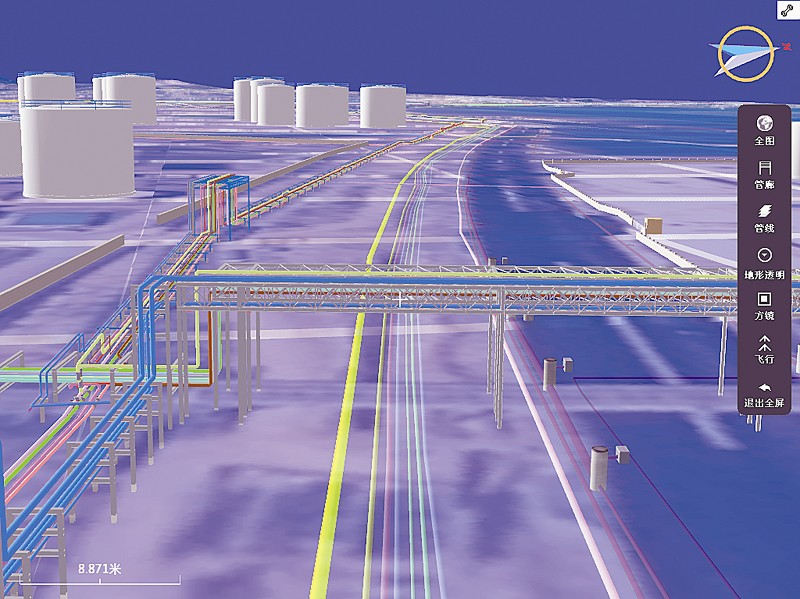 地下管线三维地图主体完成